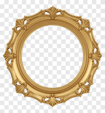 Gold Picture Frame PNG