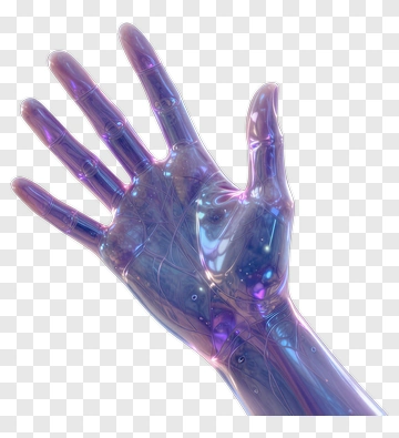 Futuristic Robotic Hand PNG