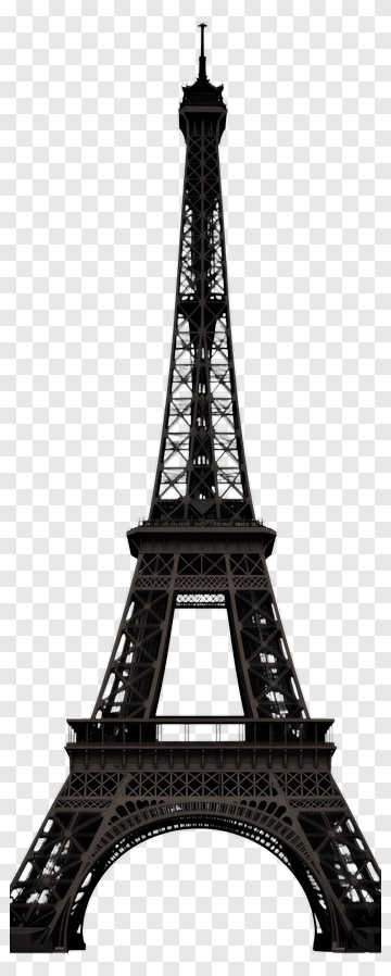 Eiffel Tower Silhouette PNG