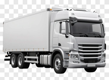 3D Delivery Truck PNG
