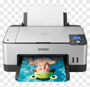 Epson Printer Printing A Photo Of A Child PNG