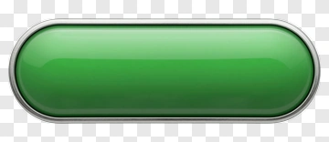 Green Button With Glossy Finish PNG
