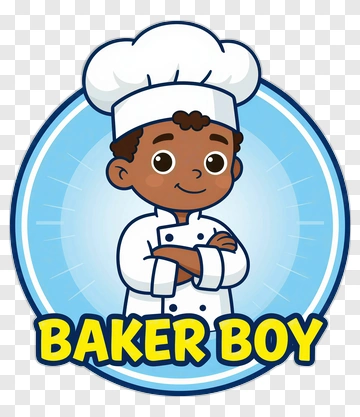 Baker Boy Cartoon Character PNG