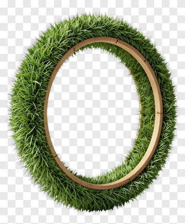 Green Grass Frame PNG