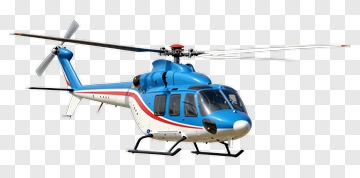 Blue Helicopter PNG
