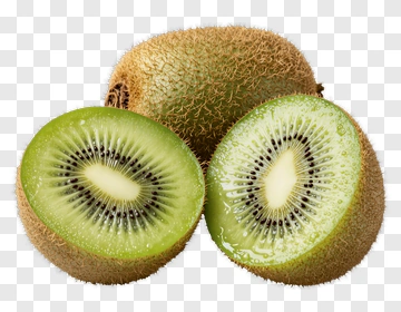 Fresh Kiwi Fruit Halves PNG