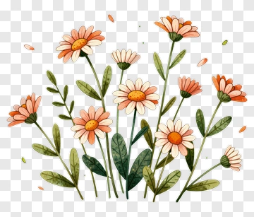 Colorful Floral Bouquet PNG