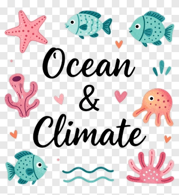 Ocean And Climate Illustration PNG
