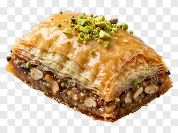 Baklava With Pistachios PNG