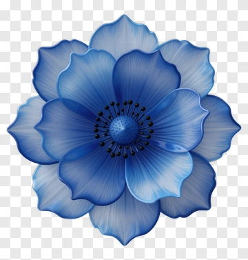 Blue Flower PNG