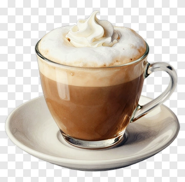 Coffee Cup With Whipped Cream PNG