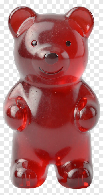Red Gummy Bear PNG