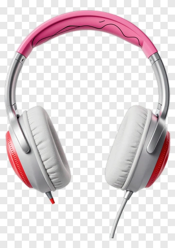 Pink Headphones PNG
