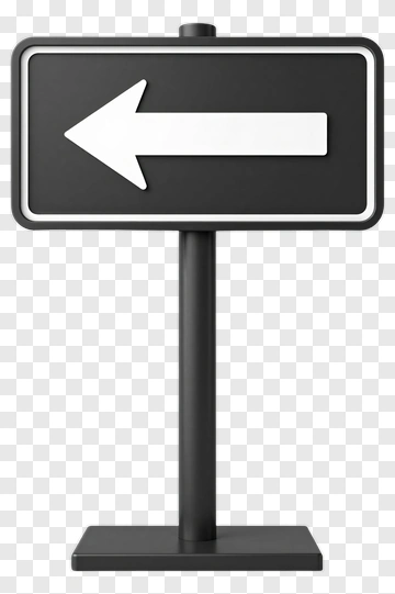 Directional Arrow Sign PNG