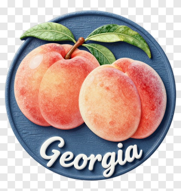 Georgia Peach Logo PNG