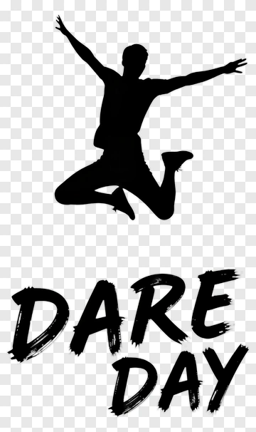 Person Jumping For Dare Day PNG