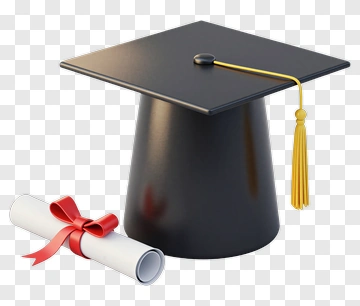 Graduation Cap And Diploma PNG