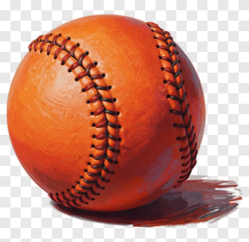 Orange Baseball PNG