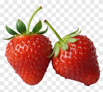Fresh Red Strawberries PNG
