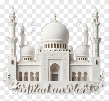 Milad Un Nabi Mosque Design PNG