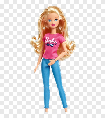 Barbie Doll In Casual Outfit PNG