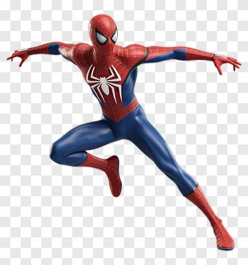 Spider-Man In Action Pose PNG