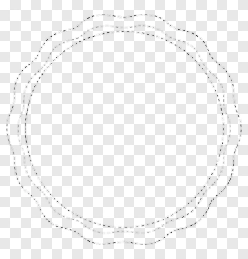 Circular Decorative Frame PNG