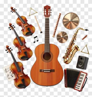 Musical Instruments Collection PNG
