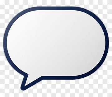 Speech Bubble Outline PNG