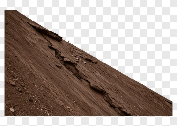 Rocky Slope With Textured Surface PNG
