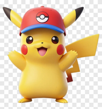 Pikachu Wearing A Cap PNG