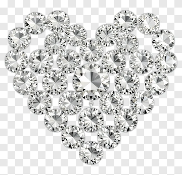 Heart Made Of Diamonds PNG