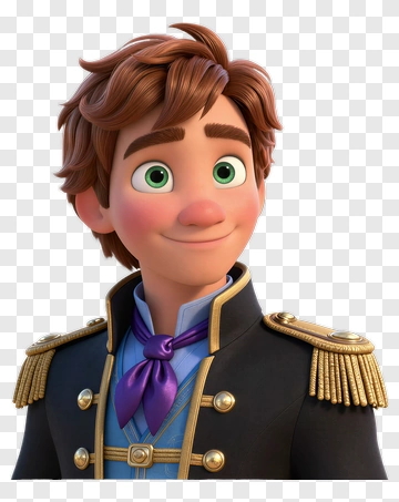 3D Cartoon Character With A Military Jacket PNG