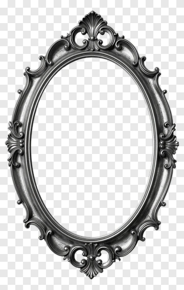 Vintage Ornate Picture Frame PNG