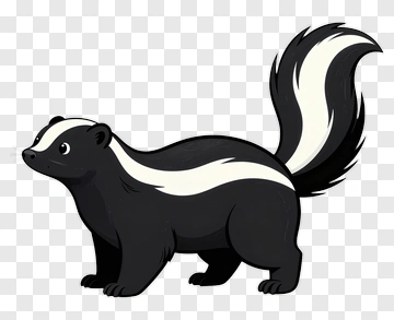 Cartoon Skunk PNG