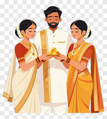 Celebration With Family Holding Sweets PNG