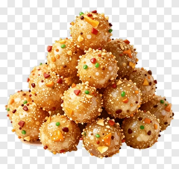 Colorful Sweet Snack Balls PNG