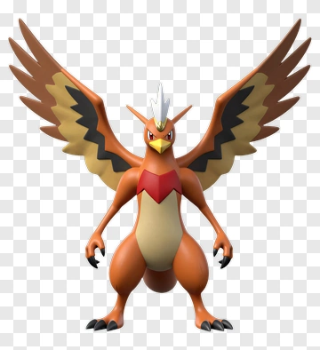 3D Pokémon Talonflame Character PNG