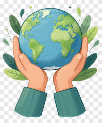 Hands Holding The Earth PNG