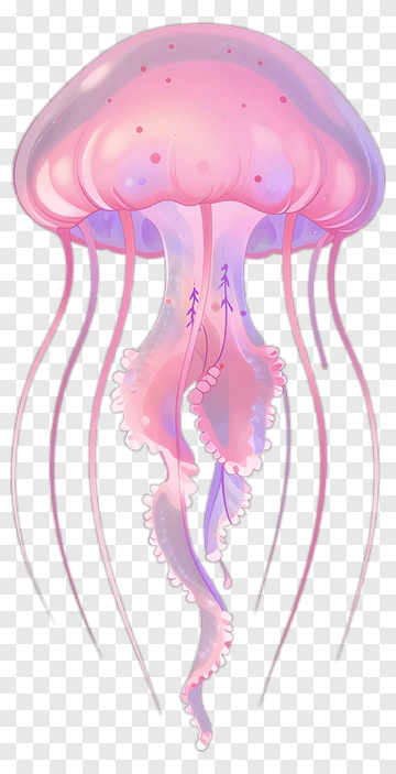 Cartoon Jellyfish PNG