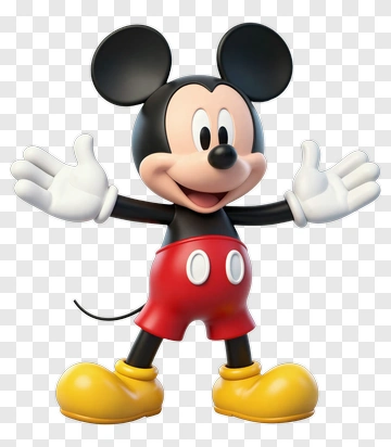 Mickey Mouse Cartoon Character PNG