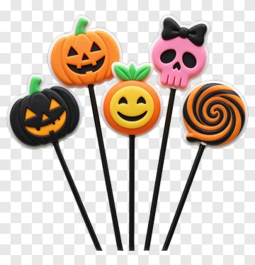 Halloween Candy Pops PNG