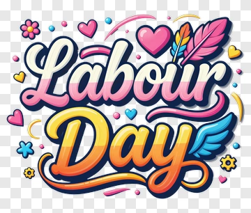 Labour Day Celebration Design PNG