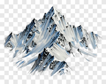 Snowy Mountain Landscape PNG