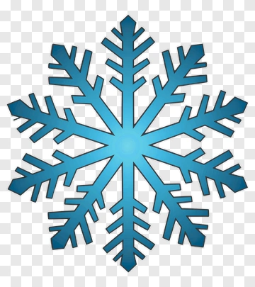 Blue Snowflake PNG