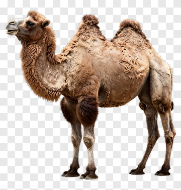 Camel Standing In Profile PNG
