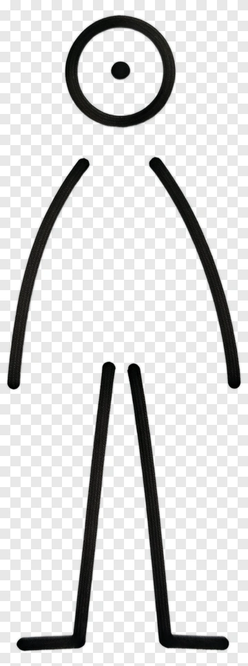 Simple Stick Figure Character PNG