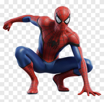 Spider-Man In A Dynamic Pose PNG