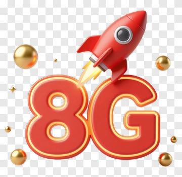 Rocket Launching From 8G Text PNG