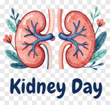 Kidney Day Illustration PNG
